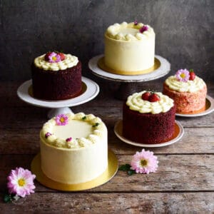 Discovering the Best Cake Flavors for Every Occasion 1 A selection of beautifully decorated cakes in different flavors.