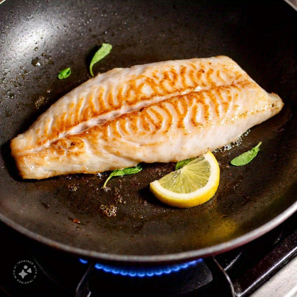 Delicate fish breaking while cooking