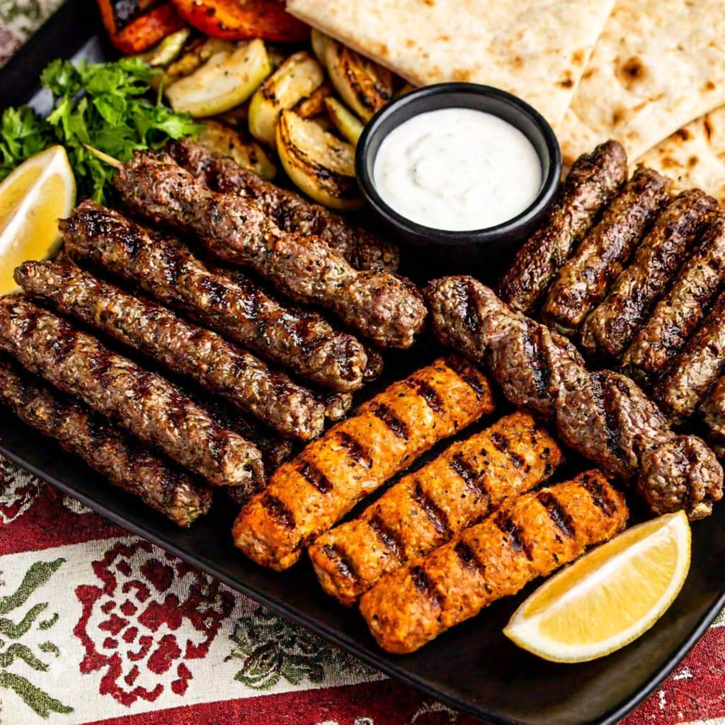 Lebanese mixed grill platter