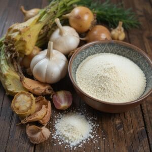 What Is Sinigang Mix Made Of? 1 Fresh tamarind pods, spices, and herbs used in sinigang mix