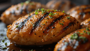 Delicious Honey Mustard Chicken Marinade: Elevate Your Chicken Game! 6 Grilled honey mustard chicken with char marks
