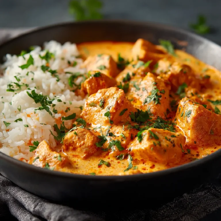 Homemade Butter Chicken Recipe 3 bowl of butter chicken in rich creamy tomato sauce