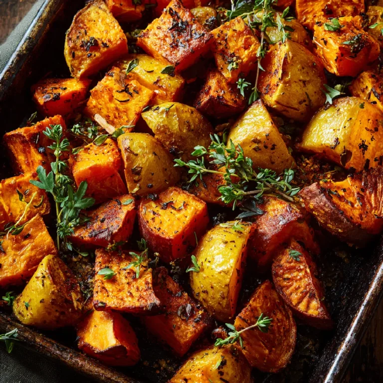 Roasted Sweet Potatoes with Cinnamon & Honey 3 Honey roasted sweet potatoes with parsley garnish