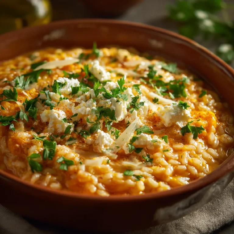 Baked Pumpkin Goat Cheese Risotto: Creamy, Comforting, and Fall-Perfect 3 erving of baked pumpkin goat cheese risotto in bowl
