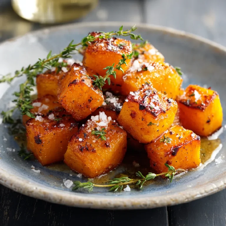 Crispy Butternut Squash Appetizer: A Golden, Comforting Start 3 Savory roasted squash bites with herbs and maple glaze