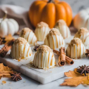 Pumpkin Cheesecake Truffles: A Simple Fall Dessert You’ll Crave 2 Pumpkin Cheesecake Truffles served for fall gatherings