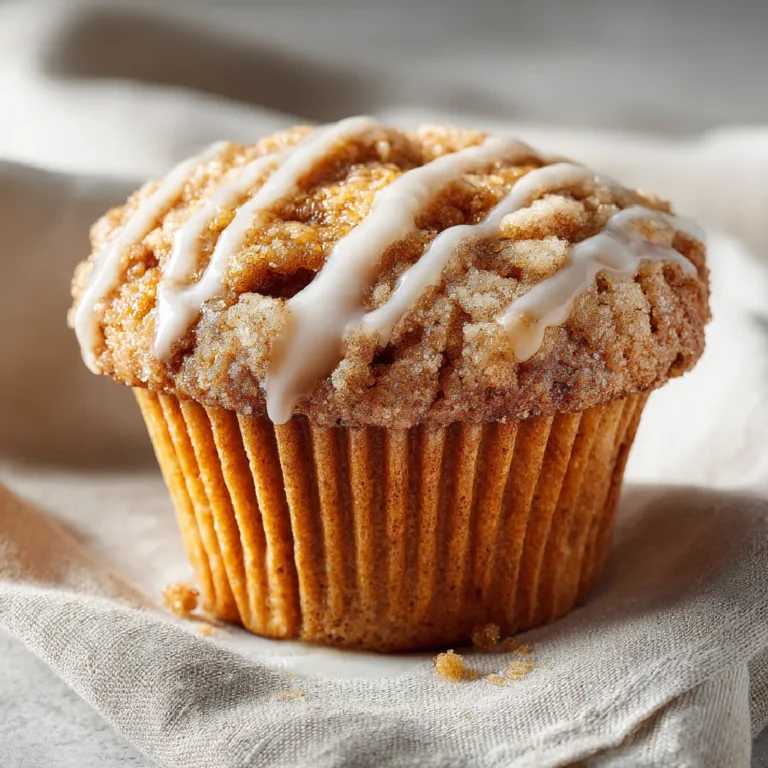 Pumpkin Cinnamon Roll Muffins: Warm, Cozy Fall Baking You’ll Love 3 Soft muffin texture with visible cinnamon swirls and warm glaze