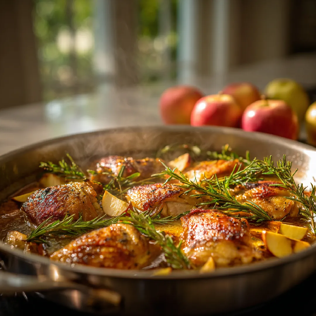 Rosemary Apple Cider Chicken: A Cozy, Flavorful Fall Dinner