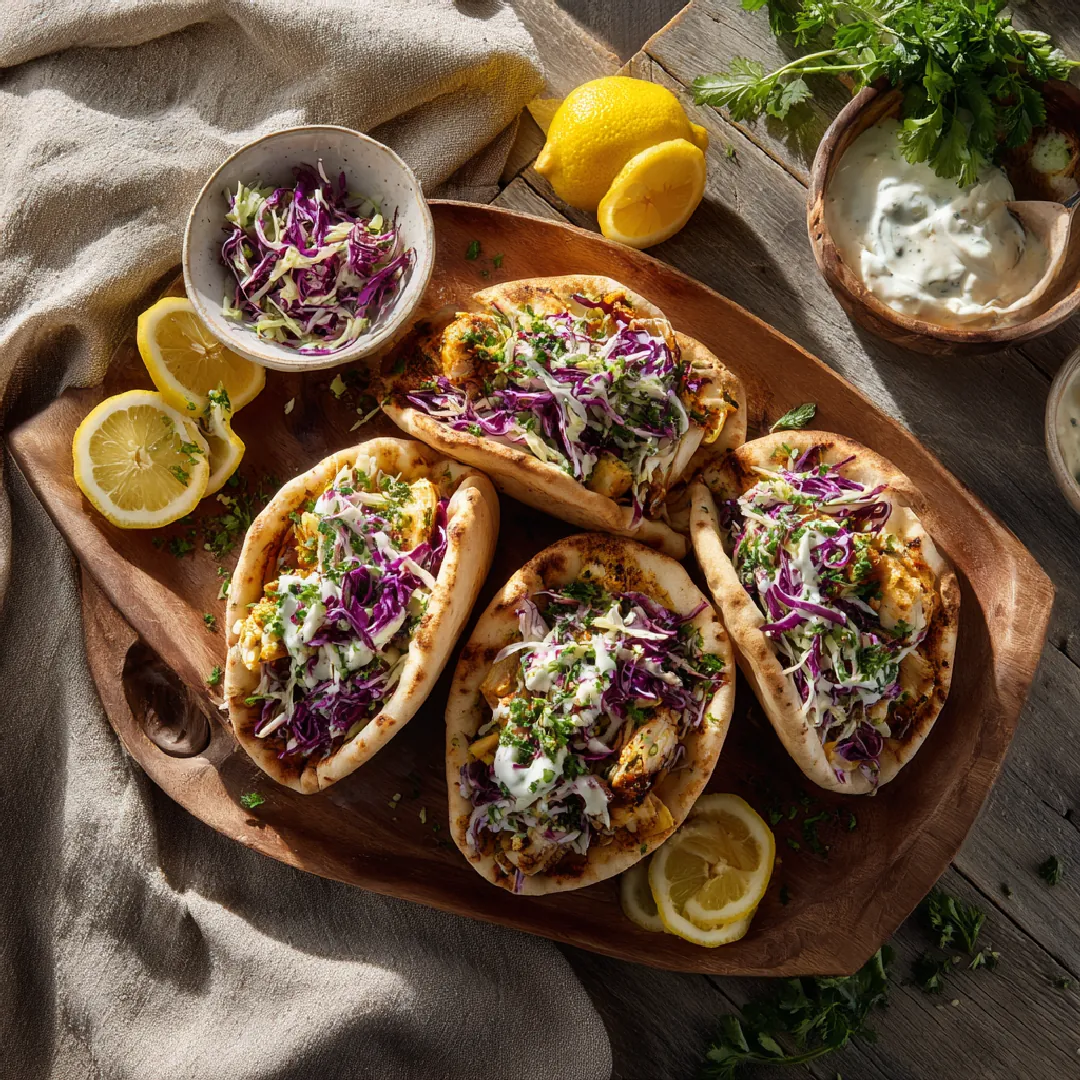 Sheet Pan Chicken Pitas with Herby Ranch: A Fresh and Flavorful Dinner Idea
