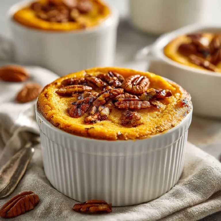 Sweet Potato Souffle Casserole: The Ultimate Holiday Side Dish 3 Creamy sweet potato side dish with pecans and golden crust