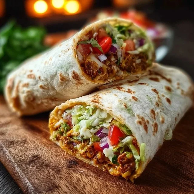 10-Minute Vegan Burrito Wraps