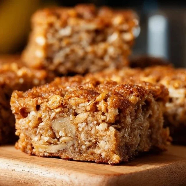 Banana Oatmeal Bars