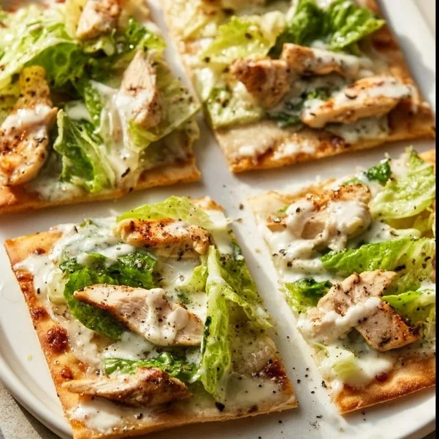 Chicken Caesar Flatbread