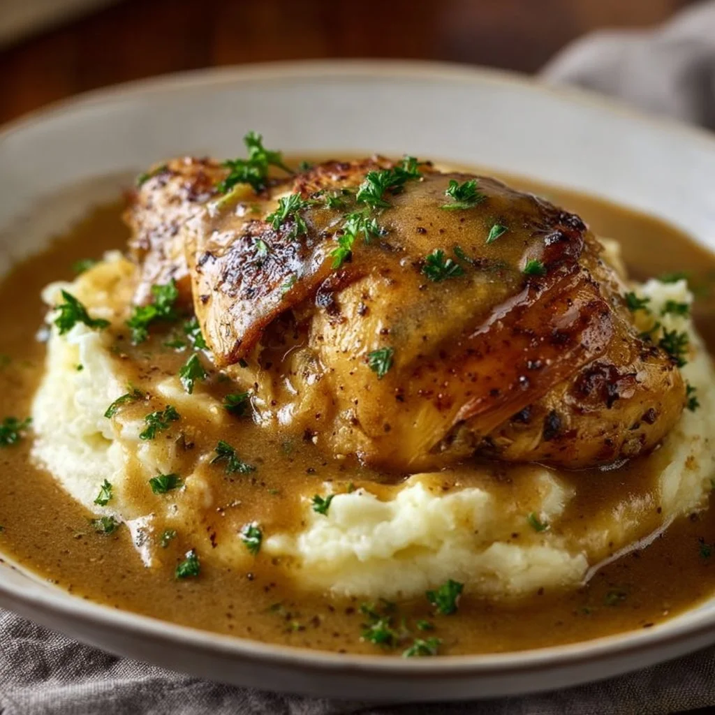 Crockpot Chicken and Gravy