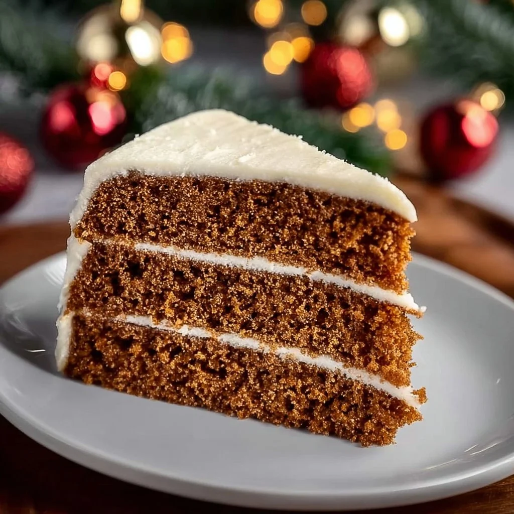 Easy Christmas Gingerbread Cake