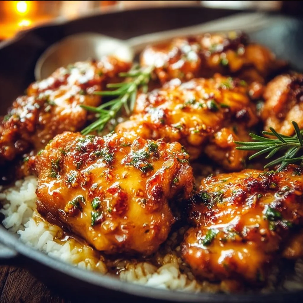 Honey Garlic Chicken Thighs