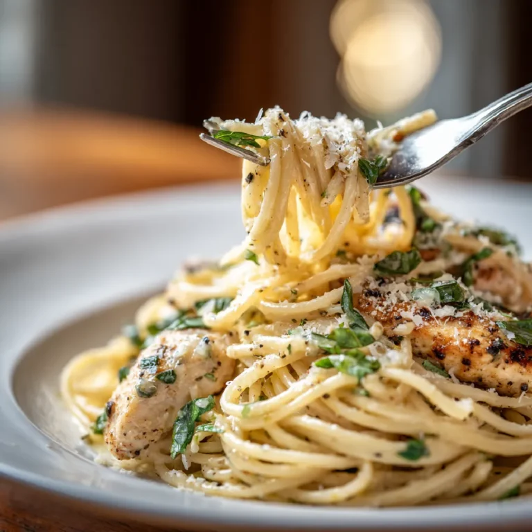 Serving Marry Me Chicken Pasta