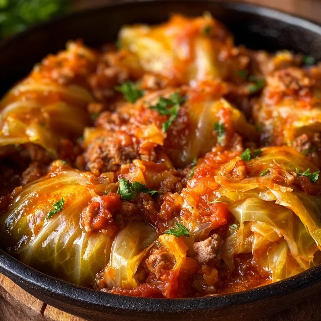 Slow Cooker Unstuffed Cabbage Rolls