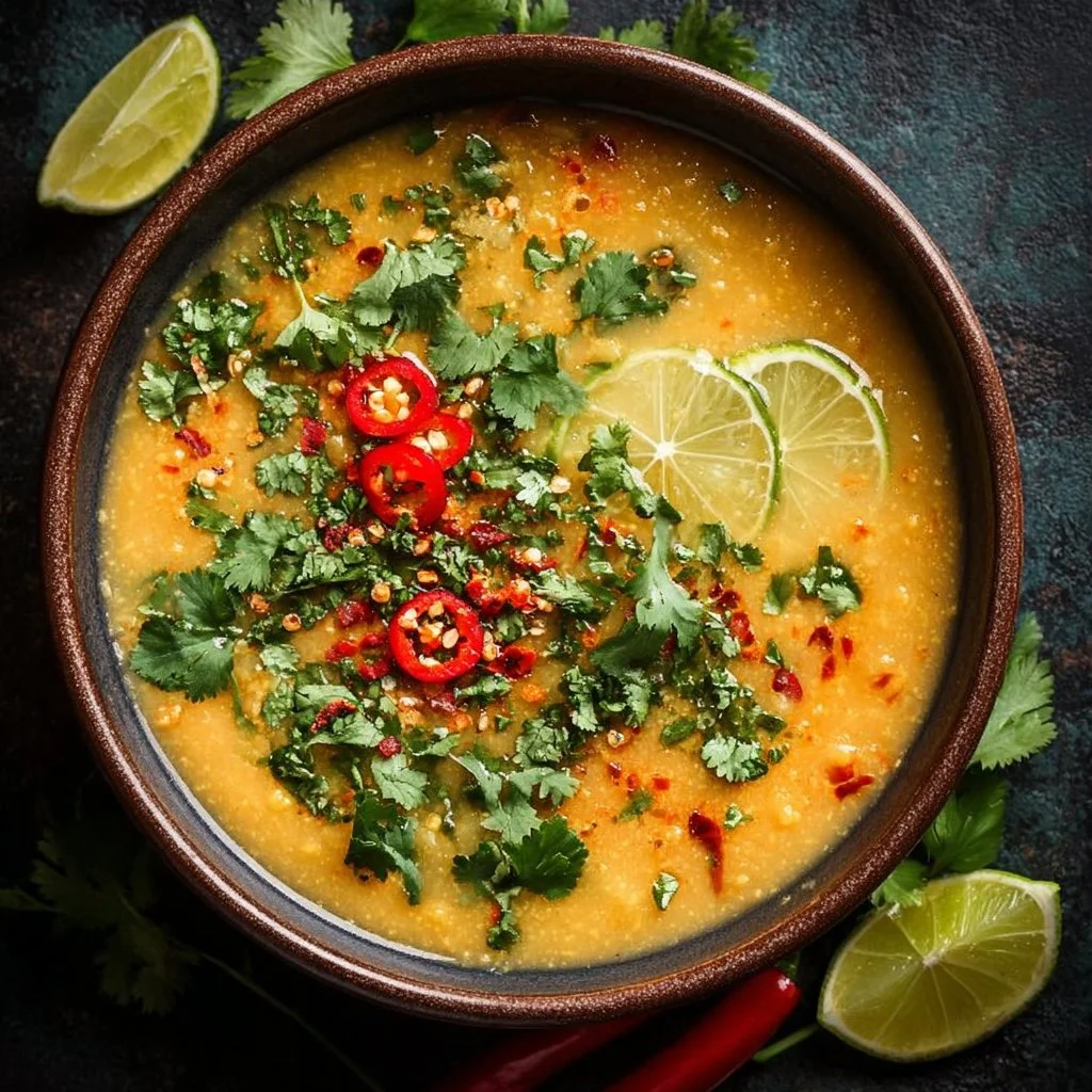 Thai Coconut Red Lentil Soup