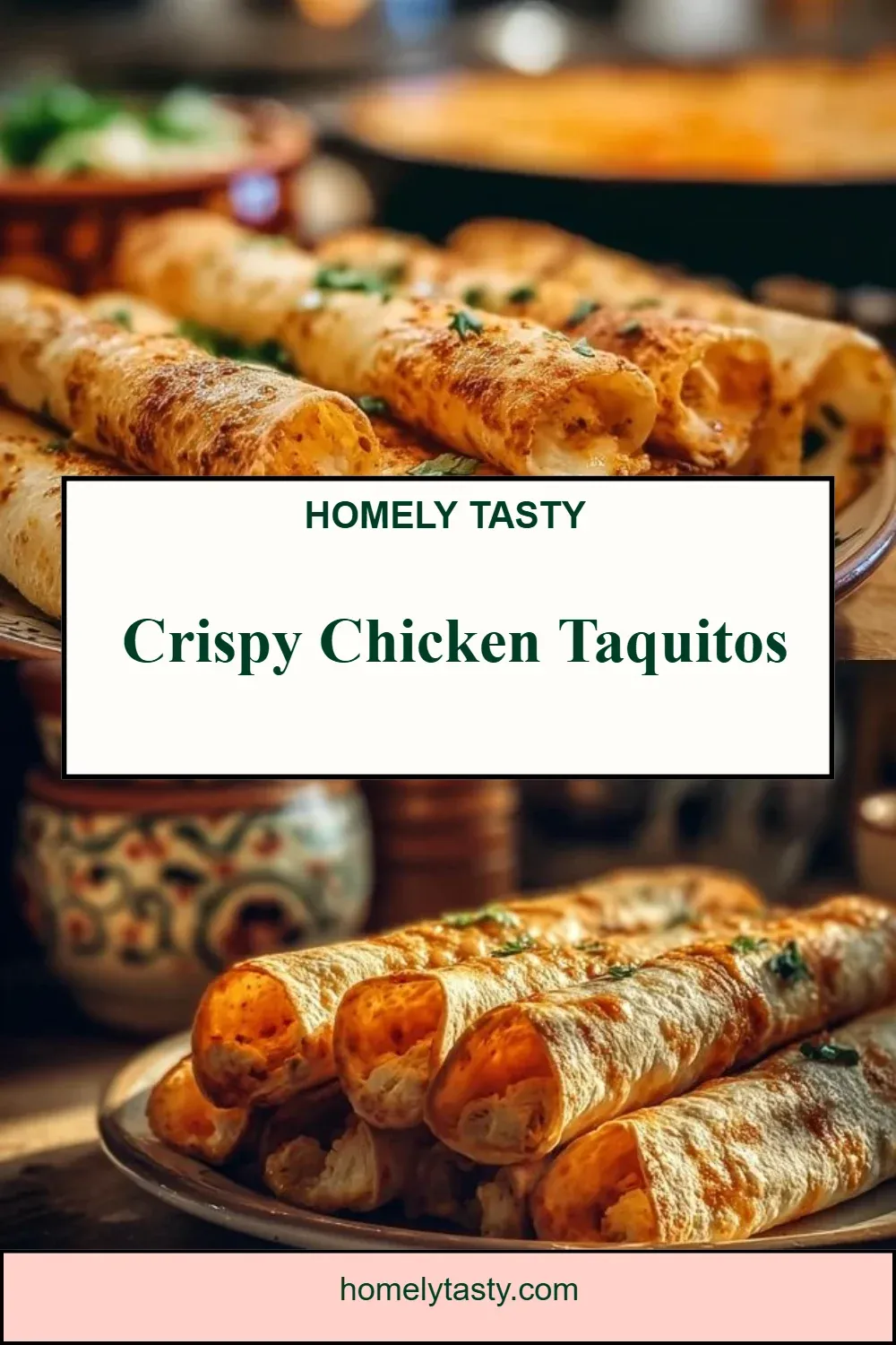 Crispy Chicken Taquitos