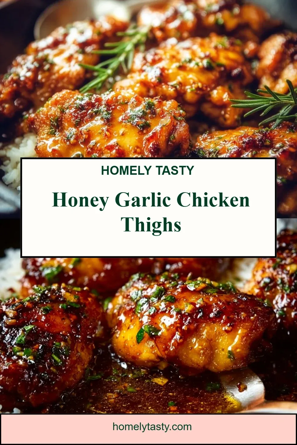 Honey Garlic Chicken Thighs