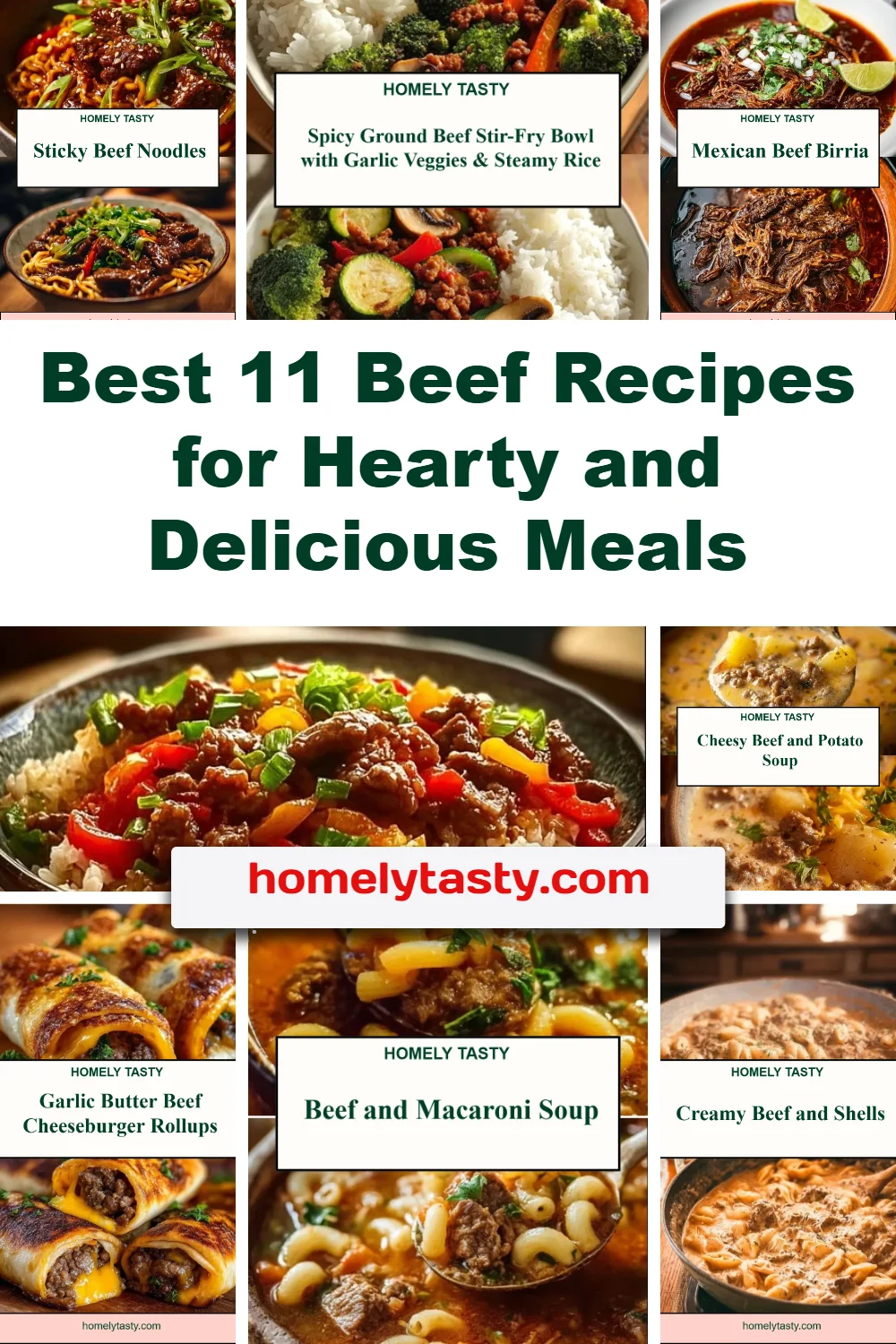 Best 11 Beef Recipes for Hearty and Delicious Meals