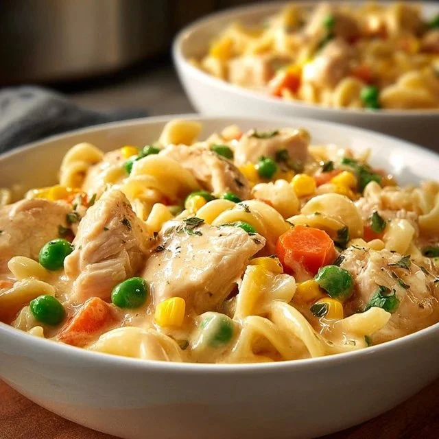 Classic Chicken Pot Pie Pasta
