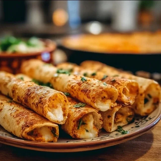 Crispy Chicken Taquitos