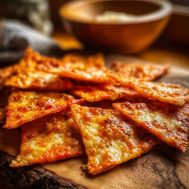 Crispy Pizza Chips