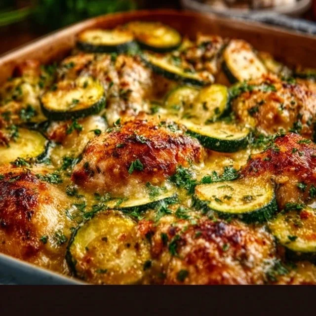 Easy Chicken Zucchini Bake