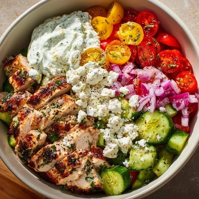 Greek Chicken Bowls