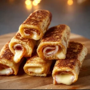 Grilled Cheese Roll-Ups 2 Delicious grilled cheese roll-ups served on a plate.