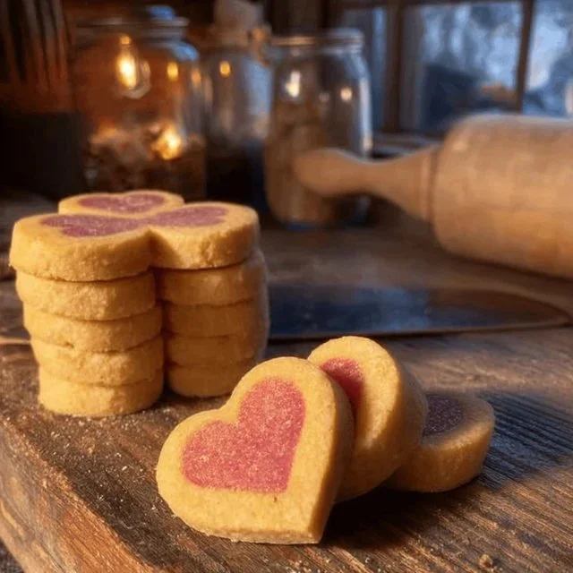 Heart Slice and Bake Cookies
