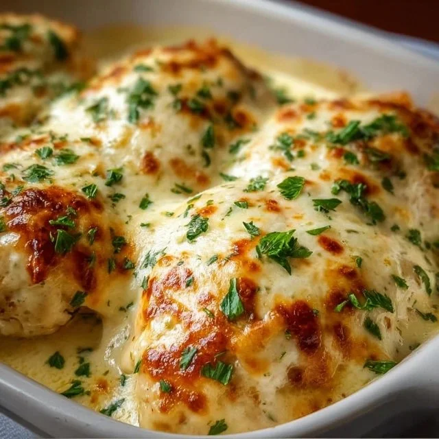 Smothered Cheesy Sour Cream Chicken