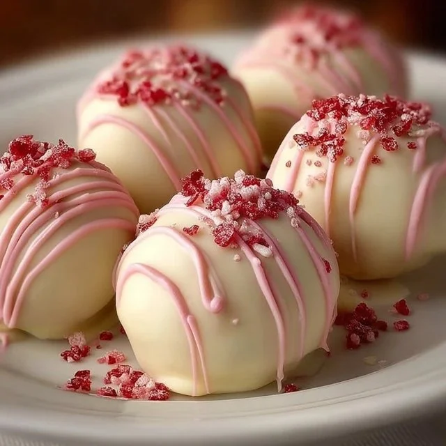 Strawberry Cheesecake Truffle Balls