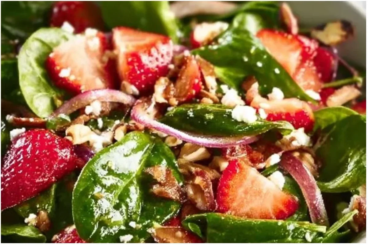 Strawberry Spinach Salad