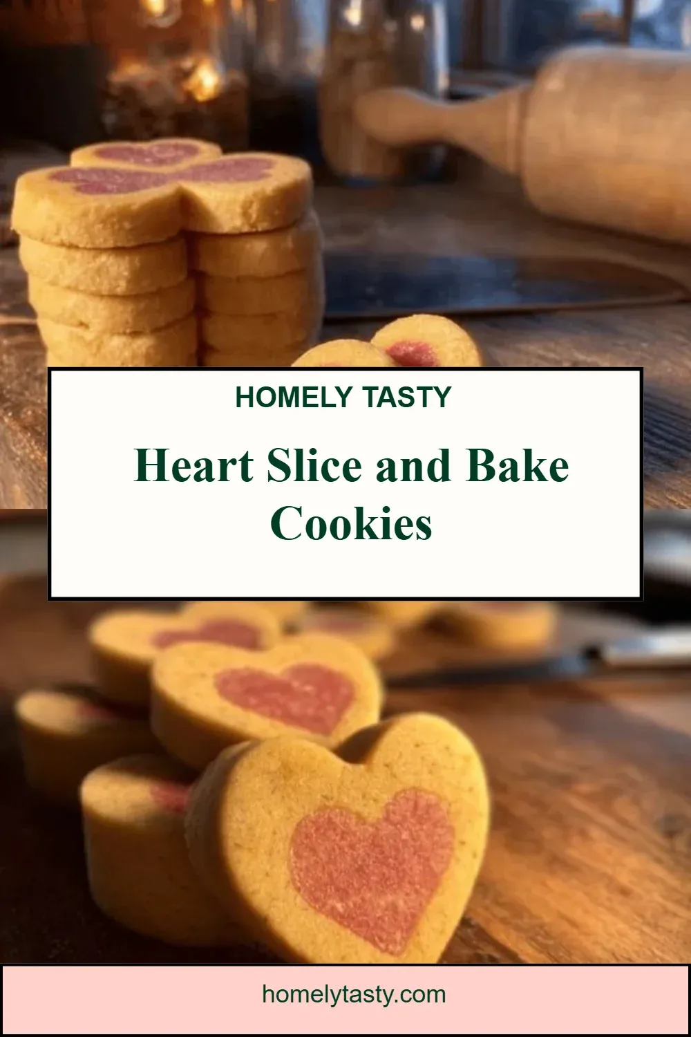 Heart Slice and Bake Cookies