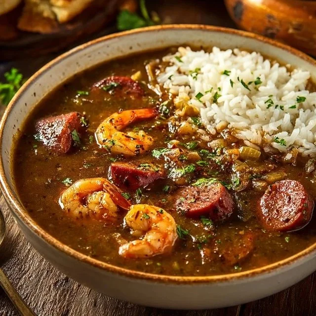 Authentic Cajun Sausage and Chicken Gumbo Recipe