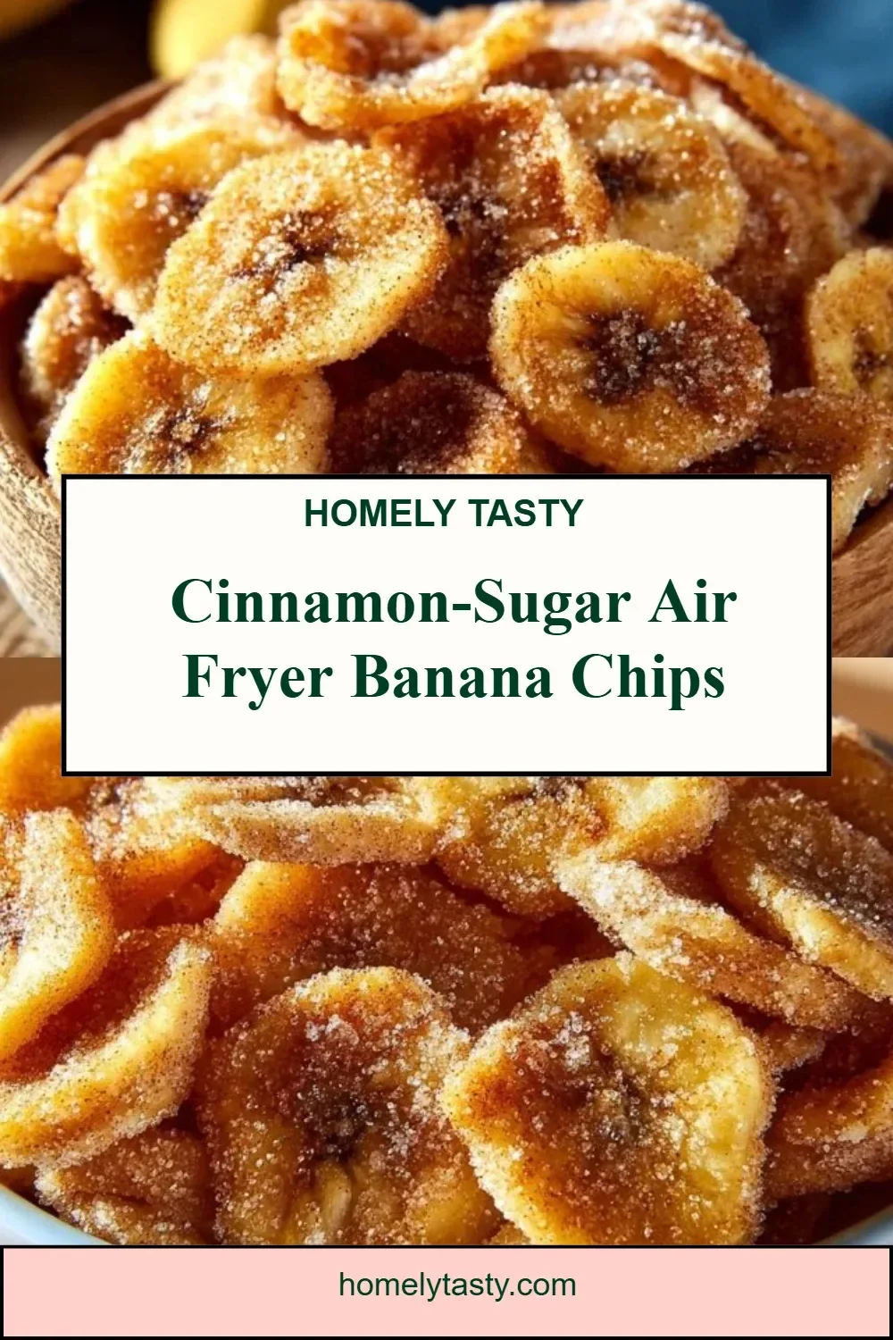 Best 12 Air Fryer Snack Recipes for Quick and Delicious Bites 5 Cinnamon-Sugar Air Fryer Banana Chips