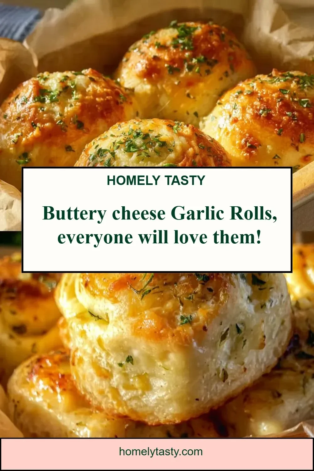 Buttery cheese Garlic Rolls, everyone will love them!