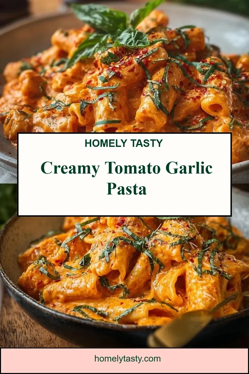 Creamy Tomato Garlic Pasta