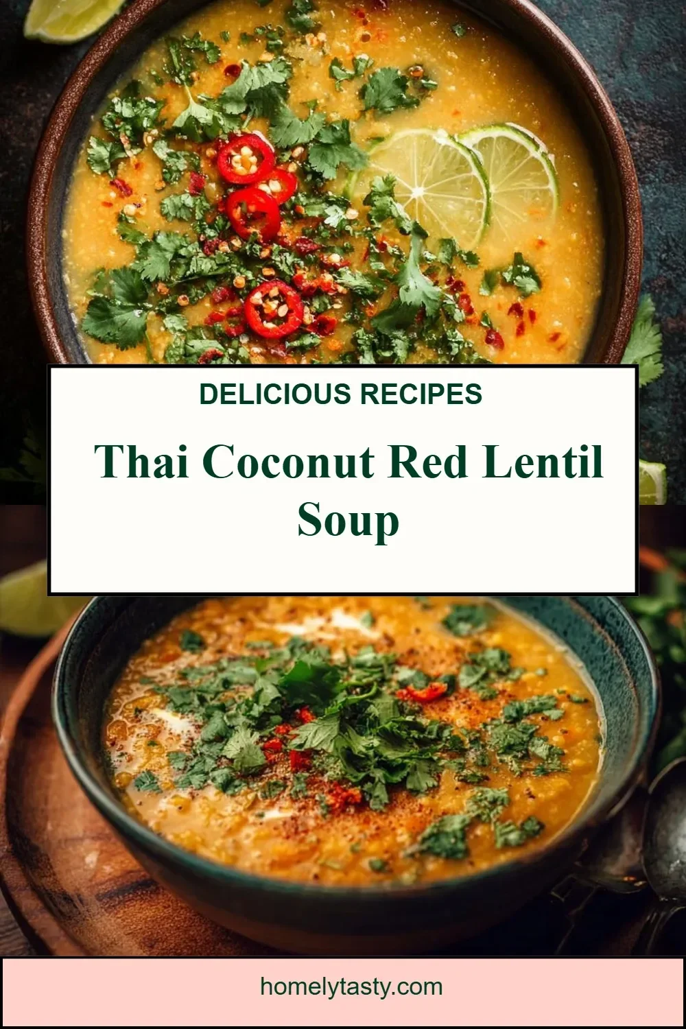 Thai Coconut Red Lentil Soup