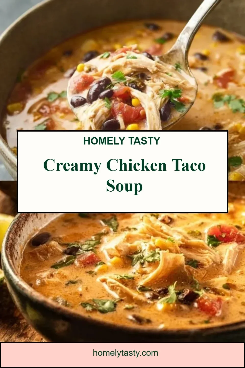 Creamy Chicken Taco Soup