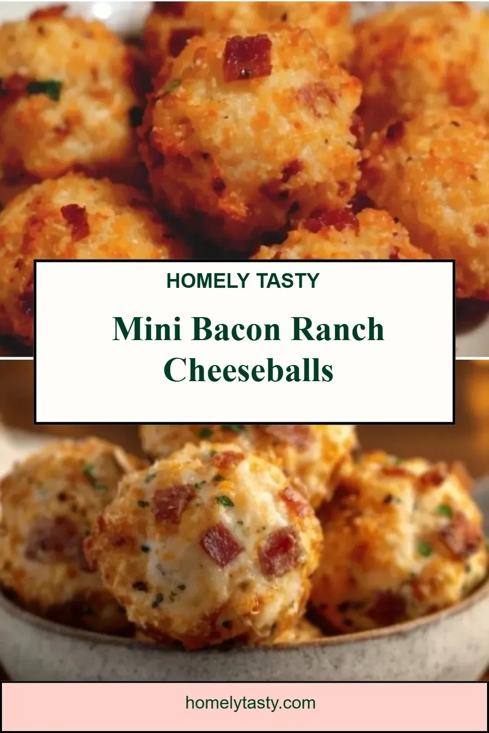 Mini Bacon Ranch Cheeseballs