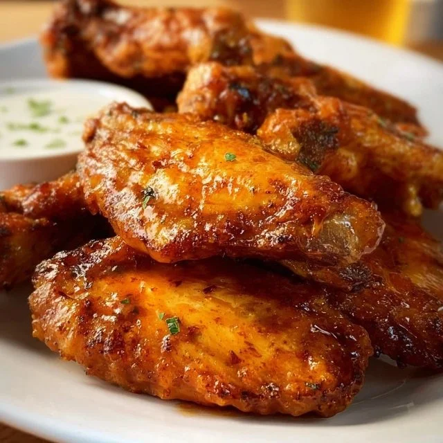 Crispy Oven-Baked Buffalo Wings