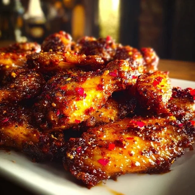 Pineapple Cowboy Candy Chicken Wings