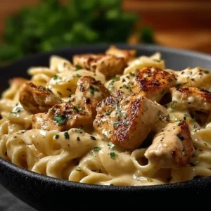 Creamy Cajun Chicken Pasta 2 Creamy Cajun Chicken Pasta served in a bowl with vibrant colors and spices