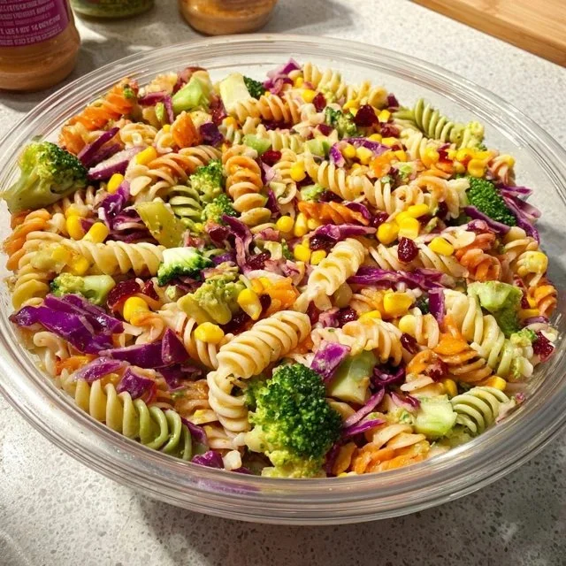 Mardi Gras Pasta Salad