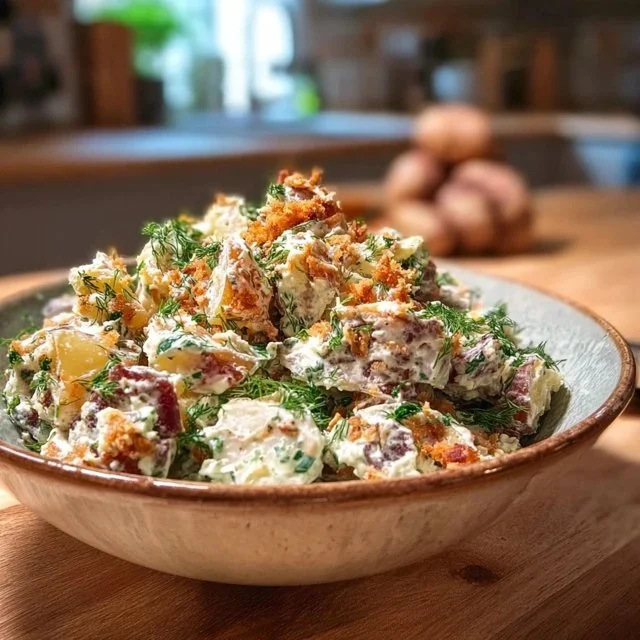 Vegan Smashed Potato Salad 4 Vegan Smashed Potato Salad